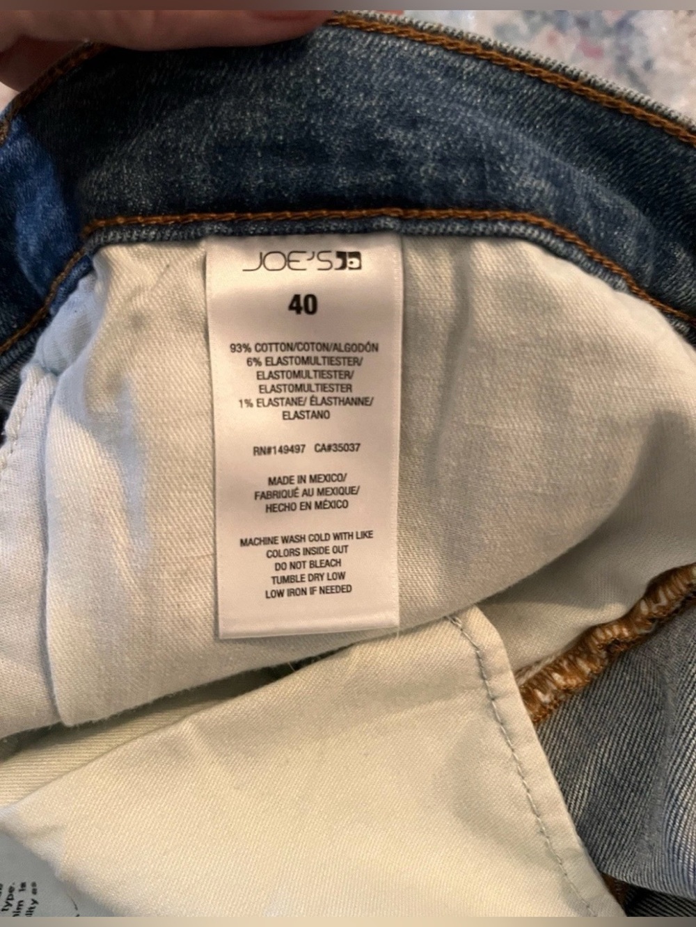 True Religion Women's Joey Midrise Flare Flap Dark Wash Blue Stretch Jeans 36x30 - Picture 11 of 13